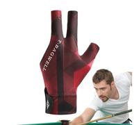 yztju guantida biliardo per le donne | Piscina guantia tre dita-Assorbono il sudore pool di guantia sinistra a tre dita, antiscivolo e traspiranti, forniture di protezione delle dita