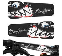 yztju Nastro per manubrio della bicicletta, impermeabile, in PVC, design Shark, per una guida comoda