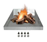 yztju Padella del vassoio per - Acciaio per porta ember per il servizio pesante, padella affidabile a prova di ruggine | Accessorio a vite regolabile, collettore di ceneri resistenti al calore per