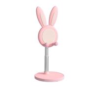 yztju Supporto per cellulare da scrivania per smartphone - simpatico supporto per lepre e cartoni animati | Porta cellulare per telefono cellulare a coniglio, da scrivania per tutti i telefoni