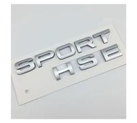 yzw6688 1X Nuovo Adesivo for Auto con Emblema for Stemma con Lettera Grande Sport HSE Nero Opaco Cromato (Color : Matt Silver)