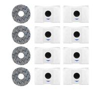 yzw6688 Set di panni for la pulizia del sacchetto della polvere compatibile con T20 Omni/X1 Omni 8 sacchetti for la polvere 4 panni for la pulizia Accessori for aspirapolvere (Color : Blue)