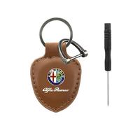 YZWDSFP Auto Portachiavi per Alfa Romeo GTV Mito Spider Stelvio Tonale, Portachiavi Auto di Ricambio, Alta qualità con Logo Auto Portachiavi per Uomini e Donne Accessori Auto Famiglia,B-OneSize