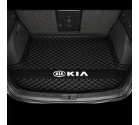 YZWDSFP Tappetini per Bagagliaio Auto per KIA Sportage 2022-2024, in Pelle Impermeabile Antiscivolo Tappetino Bagagliaio Antipolvere, Vasca Baule Protezione Interni Accessori, Black