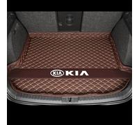 YZWDSFP Tappetini per Bagagliaio Auto per KIA Sportage 2022-2024, in Pelle Impermeabile Antiscivolo Tappetino Bagagliaio Antipolvere, Vasca Baule Protezione Interni Accessori, Coffee