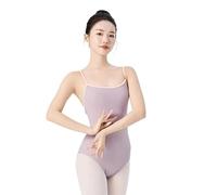 YZWHKJ Abito da Danza Classica Bambina Body da Danza Classica for Donna, Canotta, Ginnastica, Foderato, con Incrocio sulla Schiena, for Adulti, Costume Bagno for Adolescenti, Skater(Light Purple,M)
