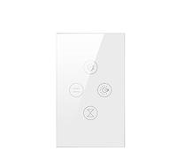 YZWHKJ Interruttore Tapparelle WiFi Interruttore della Luce della Tenda del tapparelle del Rullo WiFi per Il Lavoro Elettrico delle Tende motorizzato Interruttore WiFi per Tenda (Color : 1 White)