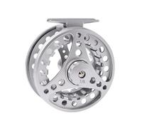 YZWHKJ Mulinello da Pesca a Mosca Mulinelli da Pesca a Mosca 3/4 5/6 7/8 WT 2 + 1bb 1:1 Accessori for la Pesca con Mulinello da Mosca in Lega di Alluminio for Trota Carpa(3 4 Silver)