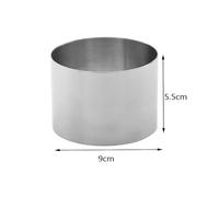 YZWHKJ Tortiera Cerniera,Tortiera Apribile Stampo for Torta Rotonda in Acciaio Inox, Stampo for Torta in Metallo, Stampo for Torta in Metallo(9cm-3.5 inch)