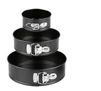 YZWHKJ Tortiera Cerniera,Tortiera Apribile Teglia for Torta Rotonda da 4/7/9 Pollici, teglia a Cerniera Antiaderente, Antiaderente, in Acciaio ad Alto tenore di Carbonio, con Fondo Rimovibile(7inch)