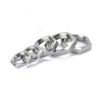 YZWRWRMKTB 1/8" 1/4" 3/8" 1/2" 3/4" 1" 1-1/4" 1-1/2" 2" 2.5" 3" 4" BSP Female Thread Hex Lock Nut Pipe Fitting 304 Stainless Steel(M25X1.5MM(S30 H4)_1PC)