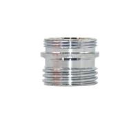 YZWRWRMKTB 2Pcs Brass Silver 1/2 x M16 M18 M24 M28 Male Female Threaded Connector Faucet Conversion Connector Repair Garden Tap Fittings(Orange)