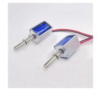 YZWRWRMKTB DC 6V 9V 12V Corsa 3mm/5mm 12mm Push-Pull Tipo passante DC Elettromagnete Telaio aperto Solenoide a molla A