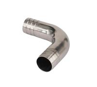 YZWRWRMKTB Fit for 32mm I/D Hose Barbed 304 Stainless Steel 90 Degree Elbow Pipe Fitting Connnector