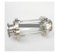YZWRWRMKTB Fit Tube OD 19mm Tri Clamp 1.5" Ferrule 50.5mm 304 Stainless Steel Fitting Flow Sight Glass