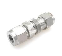 YZWRWRMKTB Raccordo for Tubo di Compressione pneumatica con ghiera in Acciaio Inossidabile 304 passaparete da 3/8"