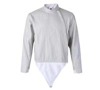 YZWZZXC Attrezzatura da Scherma Unisex, Giacca da Scherma per Sciabola Elettrica, Lavabile, Polsini Elastici, Fibbia Regolabile, per Mano Destra(46)