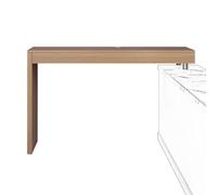 YZWZZXC Scrivania Ufficio, Tavolo Scrivania, Stabilità Strutturale, Robusta e Durevole, Resistenza Alle Alte Temperature, per la Finestra a Bovindo a Destra(Beige,60cm/24in)