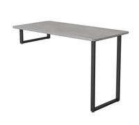 YZWZZXC Scrivania Ufficio, Toletta da Trucco, Piano in Lastra, Struttura in Ferro Battuto, Ampio Spazio di Archiviazione, per Tutti i Tipi di Finestre a Bovindo(Gray,100 * 50 * 35cm/39 * 20 * 14in)