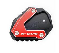 YZXOOP Allargatore Cavalletto Laterale Motocicletta Laterale Stand Pad per Morini XCape X Cape X-Cape 650 650X 2022 2023 Kickstand Piastra Estensione Supporto Pads Piastra(Rosso)