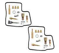 YZXOOP Carb Revisione Kit di Riparazione Carburatore per Ho&NDA TRANSALP 650 XL650 V XL650V RD10 RD11 2000-2007, Set di Riparazione Carburatore Pezzi di Ricambio Sostituzione(Set 2)