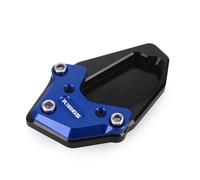 YZXOOP CNC Cavalletto Laterale per Motocicletta, Supporto per BMW R1300GS Trophy R 1300 GS Te 2023-2025, Piastra di Estensione Allargata cavalletto Laterale ingrandisce Piastra Pad(Blu,X-1)