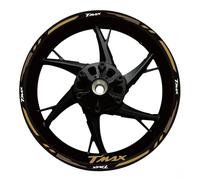 YZXOOP Impermeabile Adesivo per Cerchioni di Motociclette per Yamaha T-Max 500 TMAX 500 T Max 500 Adesivo Riflettente per Cerchioni Adesivi per Mozzi Ruota Adesivi Decorativi per Cerchioni(Colore 20)