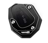 YZXOOP Supporto per Cavalletto Laterale per Estensione Cavalletto per Moto per BMW K1600B K1600 B 2017-2023 Piastra di Estensione Antiscivolo Cuscinetto cavalletto(Nero)