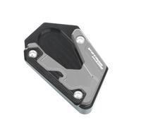 YZXOOP Supporto per Cavalletto Laterale per Moto, per Suzuki V-Strom 800DE VSTROM 800 DE 2022-2024, Piastra di Estensione per Cavalletto Cuscinetto cavalletto(Titanio)