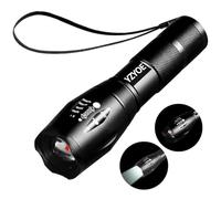 YZYOE Torcia tattica a infrarossi ricaricabile 850NM, luce bianca 2-in-1 e luce da caccia a infrarossi LED, 2 modalità, lampada da caccia a raccoon, rilevatore, osservazione notturna.