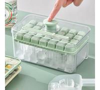YZZT Vaschetta per cubetti di ghiaccio per uso alimentare con coperchio, rilascio con un clic di cubetti di ghiaccio, senza BPA, per creare cubetti di ghiaccio alla frutta delle celebrità di Internet