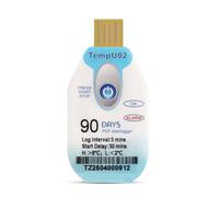 Yzzthumss Temperatura Registratore Temp USB Logger USB Monouso 90 Giorni PDF Datalogger Impermeabile Trasporto A Base di Pesce