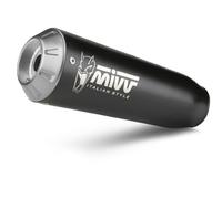 Z.005.LC4B - Terminale Scarico Mivv X-M1 Inox Nero ZONTES ZT 350 GK (22-25)