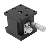 Z Axis Linear Stage | ±3.0mm Stroke Manual Fine Tuning Platform | Aluminum Alloy Table for Optical Instruments/Fixtures | 40x40mm, 25.3N Load