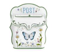 Z² BellaDecor Cassetta della posta vintage antracite cassetta della posta in stile retrò, anticato, decorazione da parete, in metallo, decorazione per esterni