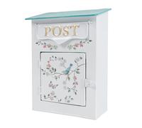 Z² BellaDecor Cassetta della posta vintage shabby vintage, in stile rustico, stile rustico, in metallo, stile antico, decorazione per esterni