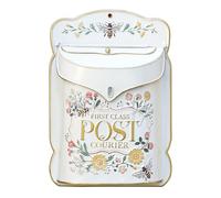 Z² BellaDecor Cassetta delle lettere in stile vintage, stile vintage, stile nostalgico, decorazione per la casa, in metallo, stile retrò, decorazione per esterni