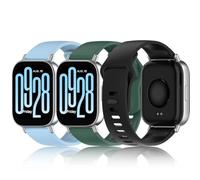 Z.DuDuZAZA Cinturini per smartwatch compatibili con Xiaomi Redmi Watch 5 Active (Active/Lite), confezione da 3 cinturini morbidi durevoli di ricambio per Watch 5 Lite e 5Active
