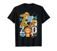 Z è per Gli Animali dello Zoo Gita allo Zoo Jungle Zoo Day Maglietta