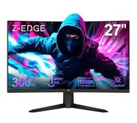 Z-Edge - Monitor da gioco curvo da 27", 300 Hz, 1 ms, 16:9 FHD 1080P, monitor curvo senza cornice, UG27S Freesync Eye Care, 2xDisplayPort, 2xHDMI