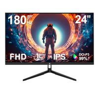 Z-Edge Monitor Gaming 24'', 180 Hz/165 Hz/144 Hz, IPS Pannello, 1080P, 1ms, FreeSync, Schermo PC Cornice Ultra Sottile, 5000:1, HDMI2.0& DP1.4, Inclinazione Regolabile, VESA 100*100mm(Cavo DP Incluso)