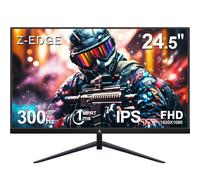 Z-Edge Monitor Gaming 24,5 pollici 300Hz (DP) 240Hz (HDMI) Schermo del Computer LED Full HD, MPRT 1ms, Luminosità 300cd/m², Pannello IPS 16:9, FreeSync, HDR10, Compatibile VESA - Nero