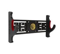 Z-fiber Porta spada Katana da parete - 1 livello Tai Chi simbolo vellutato di Katana titolare spada samurai display rack bacchetta magica spada laser wakizashi spada supporto display gancio