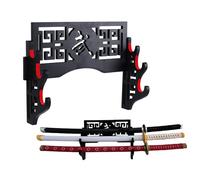 Z-fiber Spada con Supporto a Parete per Supporto per Spada Espositore Imbottito Katana Wakizashi Spade Genji e Samurai,3 Tier