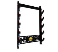 Z-fiber Spada - Supporto da parete per spada, imbottito, Katana Wakizashi Genji e Samurai, motivo: drago, 5 animali