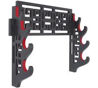 Z-Fiber Supporto per Spada Supporto da Parete in Velluto Imbottito Katana Supporto Samurai Porta Spada espositore Dragon Grucci,4 Tier