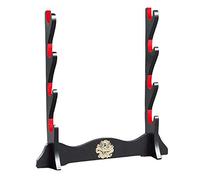 Z-fiber Supporto per Spada Supporto per Katana Imbottito in Velluto Giapponese Supporto per espositore per Samurai all Sword,4 Tier