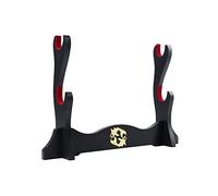 Z-fiber Supporto per Spada Supporto per Katana Imbottito in Velluto Giapponese Supporto per espositore per Samurai Tanto Sword Yin e Yang (2 Tier)