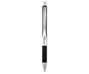 Z-Grip Flight Retractable Ballpoint Pen, 1.2 mm, Bold, Black, Dozen, as 1 Dozen
