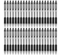 Z-Grip, penna a sfera retrattile, confezione da 40, colore: nero